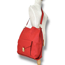 Load image into Gallery viewer, Louis Vuitton Empreinte Métis Hobo – Red Leather | Full Set
