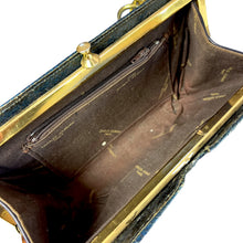 Load image into Gallery viewer, Vintage Charles Jourdan Paris Snakeskin &amp; Leather Clutch, c. 1970s–80s
