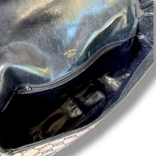 Load image into Gallery viewer, Vintage Gucci GG Canvas Crossbody Bag with Navy Leather Trim, 1970s–1980s
