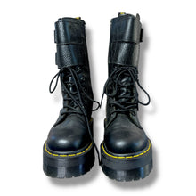 Load image into Gallery viewer, Dr. Martens Jagger Platform Boots – Black Leather (UK 4)

