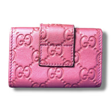 Load image into Gallery viewer, Gucci Pink Guccissima Leather Heart Lock Key Holder
