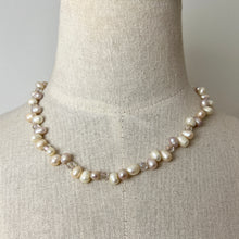 Load image into Gallery viewer, Vintage Freshwater Pearl Necklace with Crystal Spacers, c. 1980s–1990s

