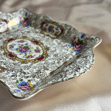Load image into Gallery viewer, James Kent “Pompadour” Decorative Serving Plates – Set of Two, England, c. 1950s–1960s
