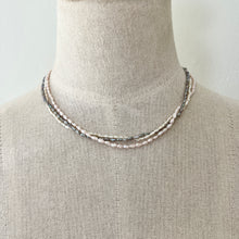 Load image into Gallery viewer, Vintage Three-Strand Freshwater Seed Pearl Necklace with Matching Bracelet

