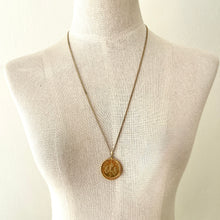Load image into Gallery viewer, Vintage British Coin Pendant Necklace
