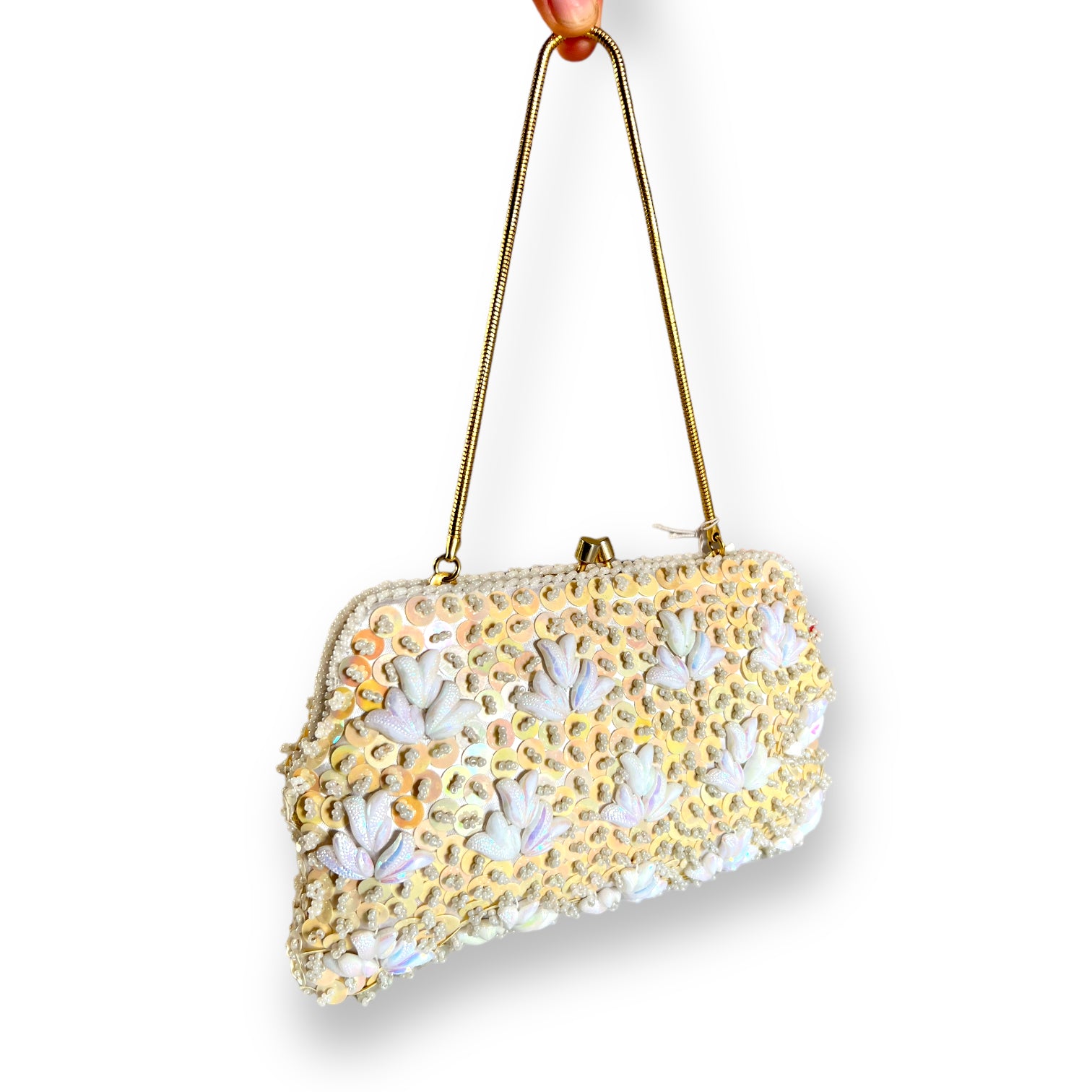 Chloé Vintage Sequin and Leather Baguette - Gold Shoulder Bags, Handbags -  CHL217630 | The RealReal