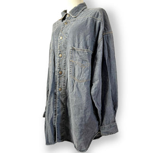 Vintage Harley Davidson Denim Shacket