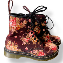 Load image into Gallery viewer, Brand New pair of Floral Canvas Doc Martens
