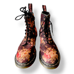 Brand New pair of Floral Canvas Doc Martens