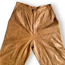Load image into Gallery viewer, Lizard Skin Tan Leather Pants
