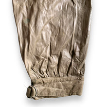 Load image into Gallery viewer, Olive Green Leather Pants with Buckle Detail
