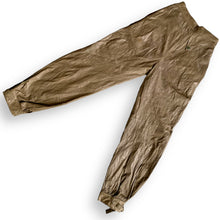 Load image into Gallery viewer, Vintage Taupe Leather High-Waisted Tapered Pants
