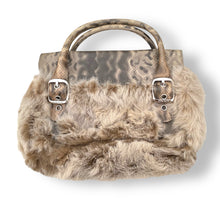 Load image into Gallery viewer, Vintage DKNY Fur Hand Bag
