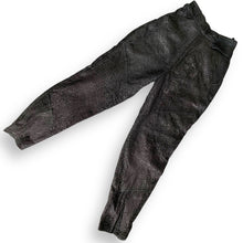 Load image into Gallery viewer, Vintage Jean Pierre Michelet Croc-Embossed Suede Leather Pants
