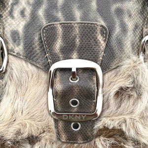 Vintage DKNY Fur Hand Bag