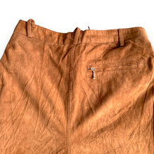Load image into Gallery viewer, Vintage Tan Suede Leather Pants – Hallhuber
