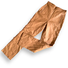 Load image into Gallery viewer, Vintage Camel Leather Buckle Detail Pants
