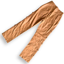 Load image into Gallery viewer, Vintage Camel Leather Buckle Detail Pants
