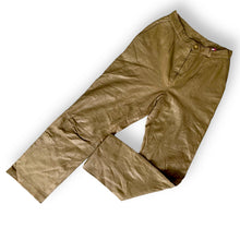 Load image into Gallery viewer, Stunning Olive Green Leather Pants
