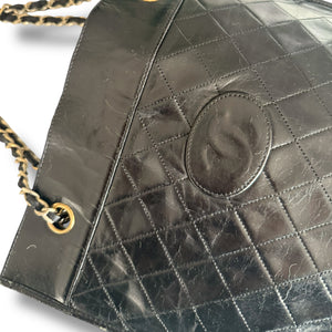 Vintage Chanel Matelassé Lambskin Chain Tote