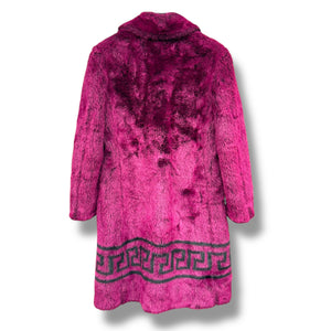 Versace Jeans Couture Faux Fur Coat, Circa 1999–2002