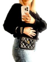 Load image into Gallery viewer, Vintage Chanel Lambskin Quilted Belt Bag with CC Turnlock (Early 1990s)
