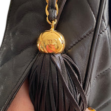 Load image into Gallery viewer, Vintage Chanel Quilted Lambskin Flap Bag with Tassel &amp; Knotted Strap
