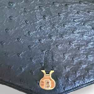 Vintage Bally Ostrich Sling Bag