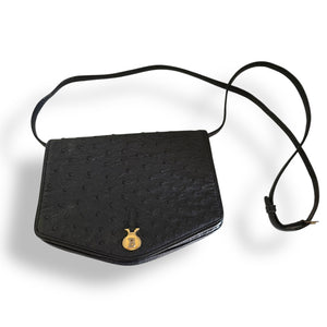 Vintage Bally Ostrich Sling Bag