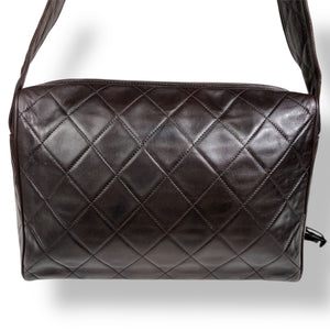 Vintage Chanel Quilted Lambskin Flap Bag with Tassel & Knotted Strap