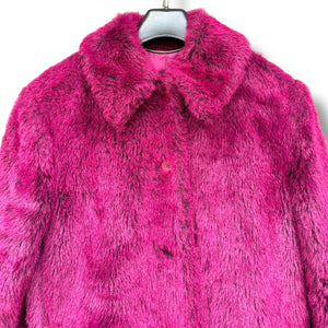 Versace Jeans Couture Faux Fur Coat, Circa 1999–2002