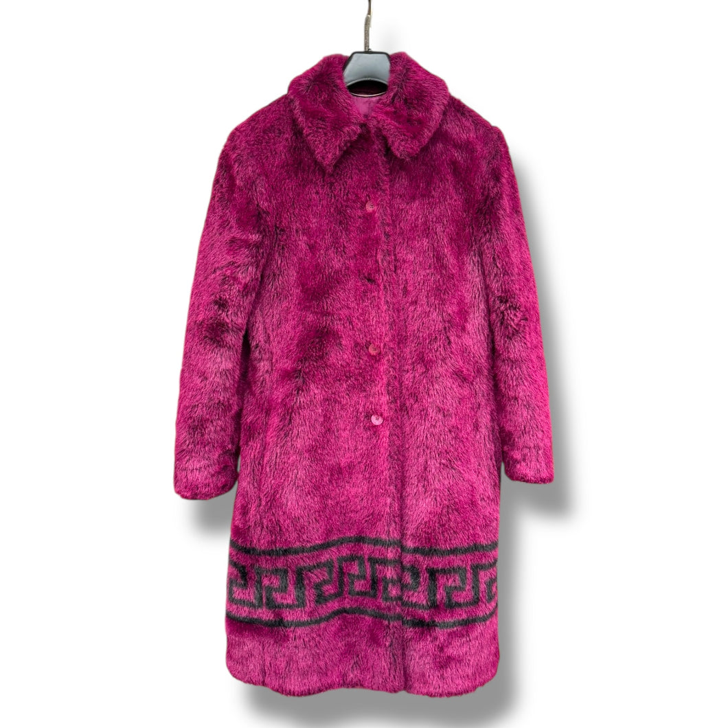 Versace Jeans Couture Faux Fur Coat, Circa 1999–2002