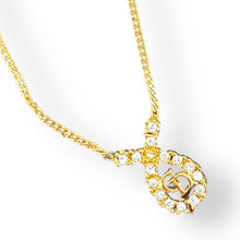 Load image into Gallery viewer, Vintage Christian Dior Pendant with Rhinestones
