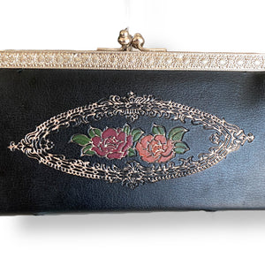 Vintage Tooled Leather Clutch