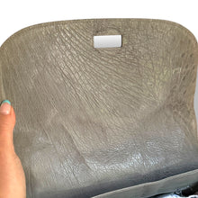 Load image into Gallery viewer, Vintage Ostrich Shoulder Bag in Sage Khaki
