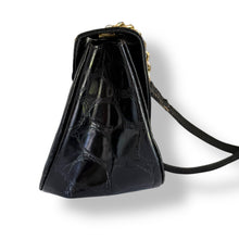 Load image into Gallery viewer, Vintage Italian Mock Croc Crossbody
