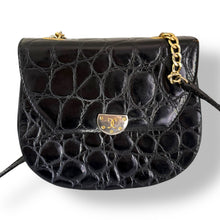 Load image into Gallery viewer, Vintage Italian Mock Croc Crossbody
