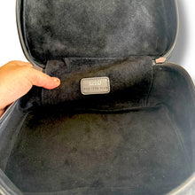 Load image into Gallery viewer, Vintage Gucci Black Suede Vanity Case with Horsebit Handle (Early 2000s)

