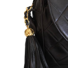 Load image into Gallery viewer, Vintage Chanel Quilted Lambskin Flap Bag with Tassel &amp; Knotted Strap
