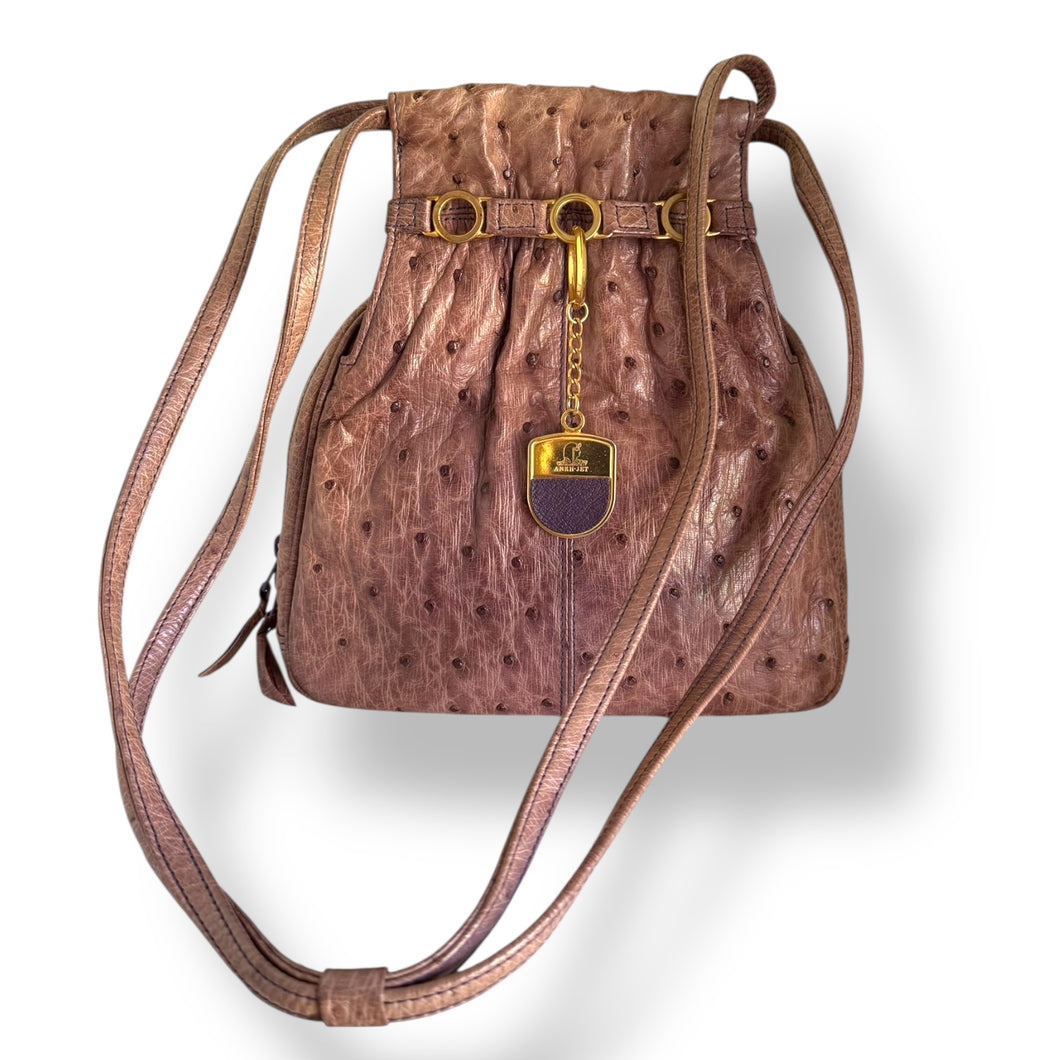 Vintage Ostrich Bucket Bag – Rare & Remarkable