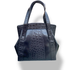 Stunning Vintage Hanae Mori Leather Hand Bag