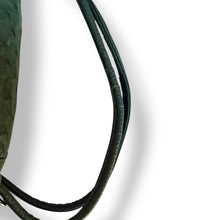 Load image into Gallery viewer, Vintage Green Ostrich Satchel
