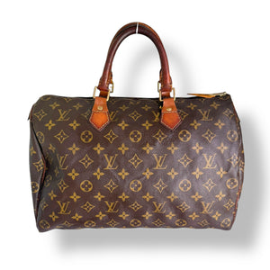 Louis Vuitton Monogram Speedy 35 – Vintage with Character