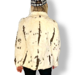 Extremely! Stunning! Vintage Rabbit Fur Coat