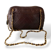 Load image into Gallery viewer, Vintage Chanel Quilted Lambskin Camera Bag with 24-Carat Gold Hardware | c. 1986–1988
