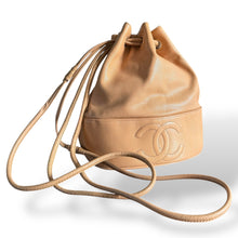 Load image into Gallery viewer, Vintage Chanel Caviar Leather Bucket Bag with Pouch
