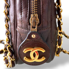 Load image into Gallery viewer, Vintage Chanel Quilted Lambskin Camera Bag with 24-Carat Gold Hardware | c. 1986–1988

