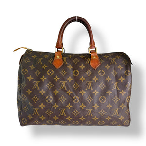 Louis Vuitton Monogram Speedy 35 – Vintage with Character