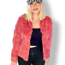 Load image into Gallery viewer, Pretty Coral Pink Fur Jacket
