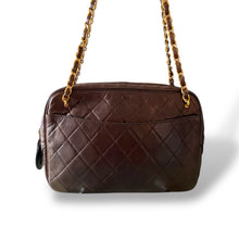 Load image into Gallery viewer, Vintage Chanel Quilted Lambskin Camera Bag with 24-Carat Gold Hardware | c. 1986–1988
